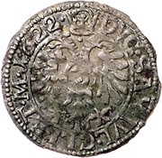 3 Kreuzers - John Casimir and John Ernest Kipper, Germany, 1622 reverse image