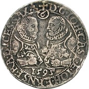 ¼ Thaler - John Casimir and John Ernest obverse image
