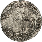 ¼ Thaler - John Casimir and John Ernest obverse image