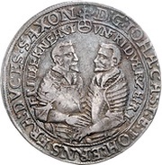 ½ Thaler - John Casimir and John Ernest obverse image