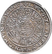 ½ Thaler - John Casimir and John Ernest, Germany, 1601-1604 reverse image