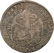 ½ Thaler - John Casimir and John Ernest obverse image