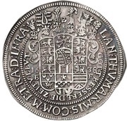 ½ Thaler - John Ernest, Germany, 1638 reverse image