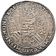 1 Thaler - John Casimir and John Ernest, Germany, 1587-1598 reverse image
