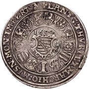 1 Thaler - John Casimir and John Ernest, Germany, 1600 reverse image