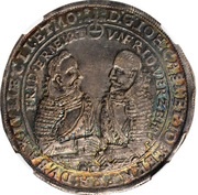 1 Thaler - John Casimir and John Ernest II obverse image