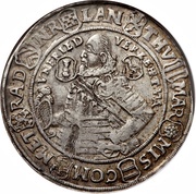 1 Thaler - John Casimir and John Ernest II, Germany, 1623-1629 reverse image