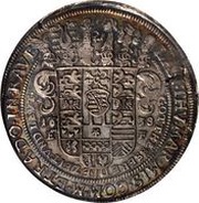 1 Thaler - John Ernest II Spruchtaler, Germany, 1637-1638 reverse image