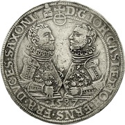 2 Reichsthaler - John Casimir and John Ernest obverse image