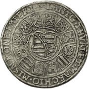 2 Reichsthaler - John Casimir and John Ernest, Germany, 1587-1597 reverse image