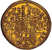 1 Ducat - John Ernest Spruchdukat, Germany, 1637-1638 reverse image
