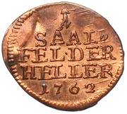 1 Heller - Francis Josias, Germany, 1760-1763 reverse image