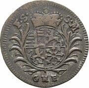 3 Pfennig - Christian Ernest and Francis Josias obverse image