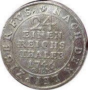 1⁄24 Thaler - Francis Josias, Germany, 1746-1750 reverse image