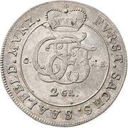 2 Groschen - Christian Ernest and Francis Josias obverse image