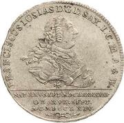 ¼ Thaler - Francis Josias Death obverse image