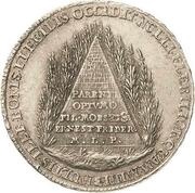¼ Thaler - Francis Josias Death, Germany, 1764 reverse image