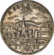 1 Thaler - John Ernest VIII, Germany, 1722 reverse image