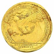 1 Ducat - Francis Josias Death of Christian Ernest, Germany, 1745 reverse image