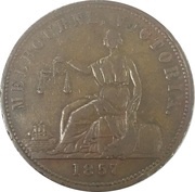 1 Penny - Hide and De Carle Melbourne; Victoria obverse image