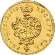 1 Ducat - Francis Josias, Germany, 1746-1755 reverse image