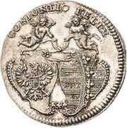 1 Ducat - Francis Josias Silver pattern strike; Marriage obverse image
