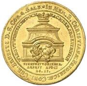 2 Ducats - Christian Ernest and Francis Josias Death of Christine Friederike obverse image