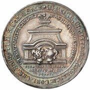2 Ducats - Christian Ernest and Francis Josias Silver pattern strike; Death of Christine Friederike obverse image