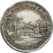 2 Ducats - Francis Josias Silver pattern strike; Death of Christian Ernest obverse image