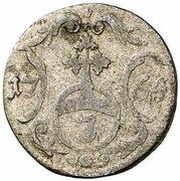 3 Pfennig - Francis Josias, Germany, 1764 reverse image