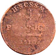 4 Pfennig - Ernest I, Germany, 1809-1820 reverse image