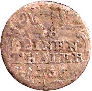 1⁄48 Thaler - Ernest Frederick, Germany, 1765-1791 reverse image