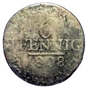 6 Pfennig - Ernest I, Germany, 1808-1820 reverse image