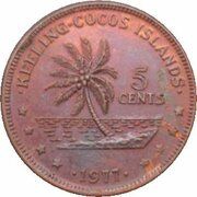5 Cents reverse image