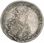 ½ Thaler - Ernest Frederick obverse image