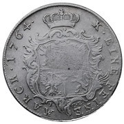 1 Thaler - Ernest Frederick, Germany, 1764-1765 reverse image