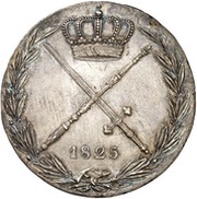 1 Thaler - Ernest I, Germany, 1825 reverse image