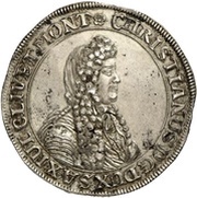 ⅔ Thaler - Christian obverse image