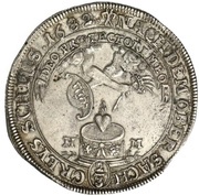 ⅔ Thaler - Christian, Germany, 1682 reverse image