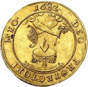 1 Ducat - Christian, Germany, 1682 reverse image