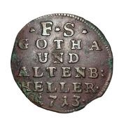 1 Heller - Frederick II, Germany, 1712-1717 reverse image