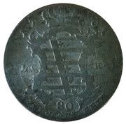 ⅙ Thaler - Frederick III, Germany, 1761 reverse image