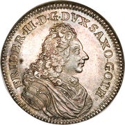 ¼ Thaler - Frederick II Bicentenary of the Reformation obverse image
