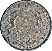 ½ Thaler - Frederick III, Germany, 1764 reverse image
