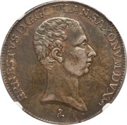 ½ Thaler - Ernest Louis II obverse image