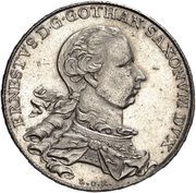 ⅔ Thaler - Ernest II Louis obverse image