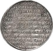 1 Thaler - Ernest, Germany, 1671 reverse image