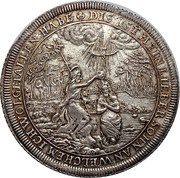 1 Thaler - Frederick II "Baptism Thaler" obverse image