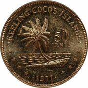 50 Cents reverse image