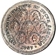 1 Thaler - Frederick II, Germany, 1723 reverse image